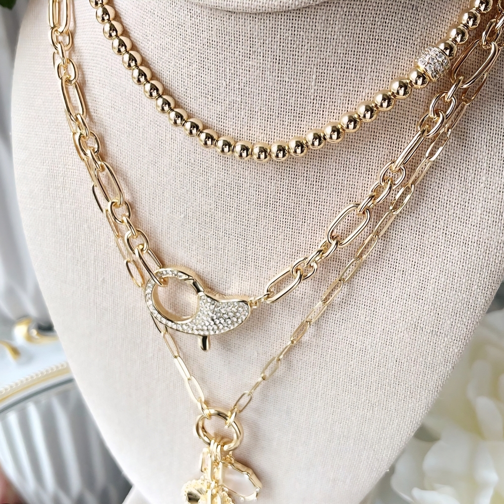 Park Lane Aspen Necklace.Pendant Necklace Set with Pavé Clasp - Women's Jewelry